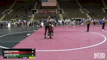 160 lbs Semifinal - James McFadden, Spanish Fort vs CHRISTION GRIGGS, McAdory High School