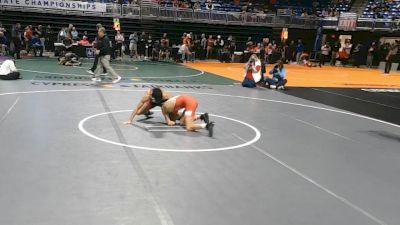 6A 106 lbs Champ. Round 1 - Sebastian Clark, Austin Lake Travis vs Roman Lopez, Allen
