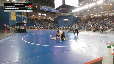 157 lbs Champ. Round 1 - Ryan Sigillo, Timberlane vs Gianni Primavera, LaSalle