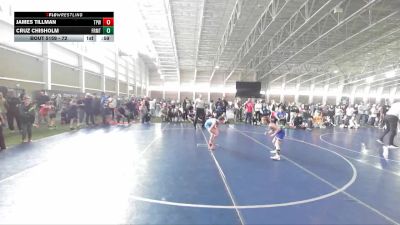 72 lbs Champ. Round 2 - Cruz Chisholm, Fremont Wrestling Club vs James Tillman, Team Prestige Wrestling