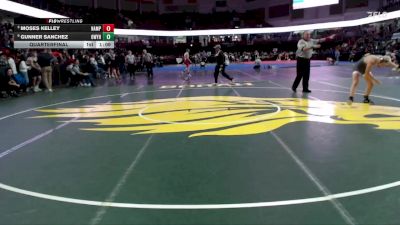 126 lbs Quarterfinal - Moses Kelley, Nampa vs Gunner Sanchez, Owyhee