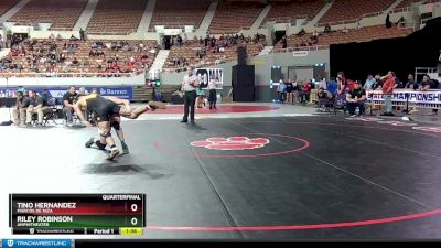 D3-165 lbs Quarterfinal - Tino Hernandez, Marcos De Niza vs Riley Robinson, Amphitheater