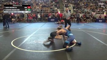 124 lbs Champ. Round 1 - Alex Moore C5, Pleasant View Middle School vs Cashtin Resor NE5, Cambridge Youth Wrestling