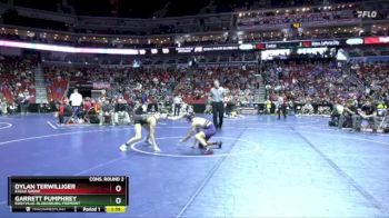 2A-106 lbs Cons. Round 2 - Garrett Pumphrey, Eddyville-Blakesburg-Fremont vs Dylan Terwilliger, Eagle Grove