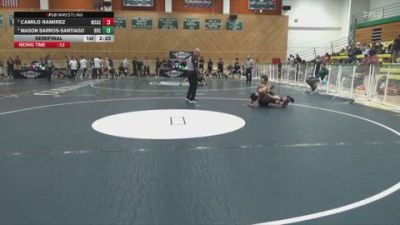 125 lbs Semifinal - Mason Barros-Santiago, Rio Hondo College vs Camilo Ramirez, Mt San Antonio Community College