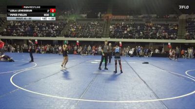 90 lbs Semifinal - Leila LeVesseur, Levici Prep vs Piper Fields, Hawkeye Wrestling Academy