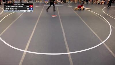 132 lbs Cons. Round 3 - Blake Han-Lindemyer, Kingdom Wrestling vs Aidan Carlson, Pinnacle