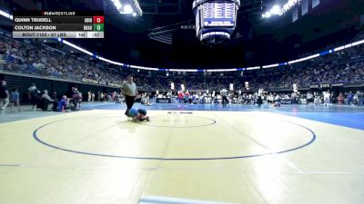 67 lbs Round Of 32 - Quinn Trudell, Abington vs Colton Jackson, Bradford