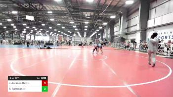 132 lbs Consi Of 8 #1 - Javin Jackson Bey, TX vs Brantz Bateman, OK