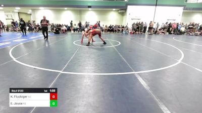 190 lbs Round Of 32 - Kal-El Fluckiger, AZ vs Everett Joyce, KS