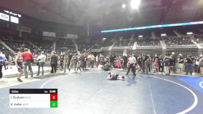 50 lbs Quarterfinal - Isaac Graham, Natrona Colts vs Knox Kafer, Matpac Wrestling ND