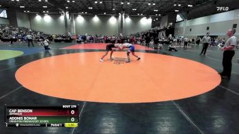 190 lbs Champ. Round 1 - Adonis Bonar, Creighton Preparatory School vs Cap Benson, Jefferson