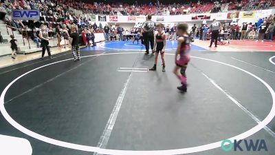 49 lbs Rr Rnd 3 - Lane Powell, Verdigris vs Brinley Carter, Bartlesville Wrestling Club