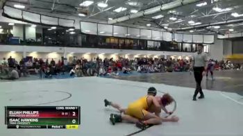 149 lbs Cons. Round 1 - Isaac Hawkins, Trine University vs Elijah Phillips, Manchester University