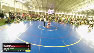 71 lbs Champ Round 1 (16 Team) - Devin Fry, Warriors Of Christ vs Dayson Duke, Idaho 1