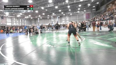 160 lbs Champ. Round 2 - Lincoln Gilinsky, Crater Mat Club vs Calvin Laffoon-Dustan, Siskiyou Wrestling Club