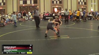 60 lbs Round 4 (6 Team) - Giovanni Mazzio, SVRWC Gold vs Seamus Healey, Yale Street WC