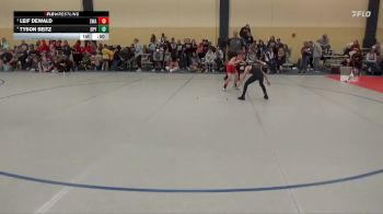 65 lbs Semifinal - Leif Dewald, Siouxland Wrestling Academy vs Tyson Seitz, De Pere Youth