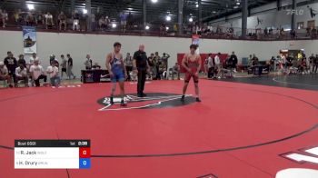 65 kg Consolation - Ryan Jack, Wolfpack Wrestling Club vs Haiden Drury, Brunson UVRTC