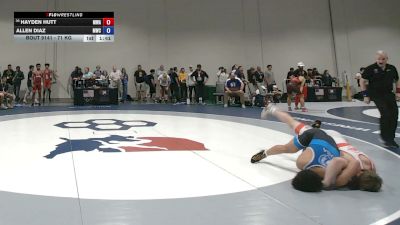 71 kg Champ. Rd Of 32 - Hayden Hutt, Moen Wrestling Academy vs Allen Diaz, MWC Wrestling Academy