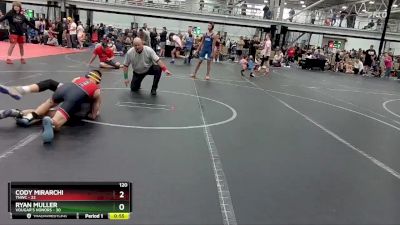 120 lbs Round 4 (6 Team) - Ryan Muller, Vougar`s Honors vs Cody Mirarchi, TNWC