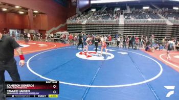 126 lbs 3rd Place Match - Cameron Sisneros, Camel Kids Wrestling vs Tanner Hansen, Green River Grapplers Wrestling