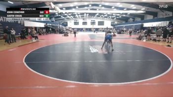 157 lbs Finals (2 Team) - Justin Craig, Messiah vs John Conover, Case Western