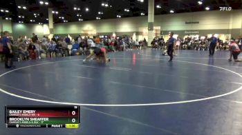 120 lbs Placement Matches (16 Team) - Bailey Emery, Charlie`s Angels-WV vs Brooklyn Sheaffer, Charlie`s Angels-IL Blk