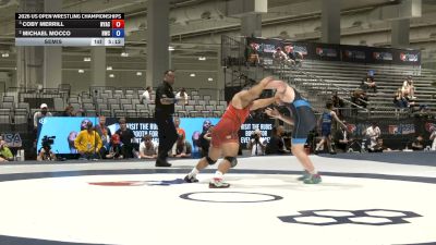 125 kg Semis - Coby Merrill, Nyac vs Michael Mocco, Hawkeye Wrestling Club
