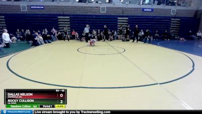 43 lbs Round 3 - Rocky Cullison, Lil Mavs vs Dallas Nelson, Homedale WC