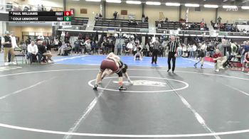 120 lbs Quarterfinal - Paul Williams, The Prout School vs Cole Lemovitz, Ponaganset