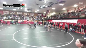 138 lbs Cons. Round 5 - Jayden Dodge, Nampa vs Nathaniel Anaya, Canyon Ridge