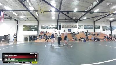 285 lbs 3rd Place Match - Kaleb Abad, Marian University (IN) vs Ian Clifford, Indiana Tech