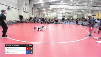 56 lbs Semifinal - Jax Wankowski, Team Gotcha vs Bronson Baker, South Hills Wrestling Academy