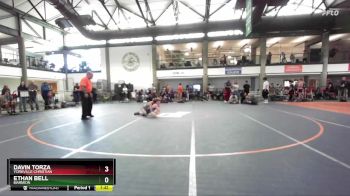 86-98 lbs Round 2 - Davin Torza, Yorkville Christian vs Ethan Bell, Marmion