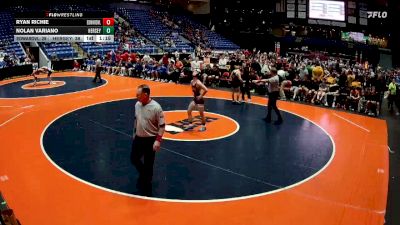 138 lbs Quarterfinals (8 Team) - Ryan Richie, Edwardsville (H.S.) vs Nolan Variano, Arlington Heights (Hersey)