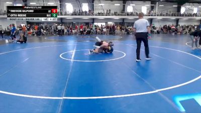 Silver 149 lbs Cons. Round 2 - Otto Reese, North Iowa Area Community College vs Trevion Gilford, Augustana (IL)