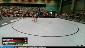 120 lbs Quarterfinal - Levi Crabtree, Will C. Wood vs Alanna Harwell, St. Mary`s