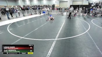 78 lbs Cons. Round 4 - Logan Oakes, Sebolt Wrestling Academy vs Clay Meredith, Victory School Of Wrestling