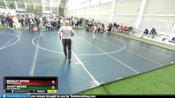 105-116 lbs Cons. Round 3 - Bradley Patino, Grantsville WC vs Wyatt Browe, Mat Demon WC