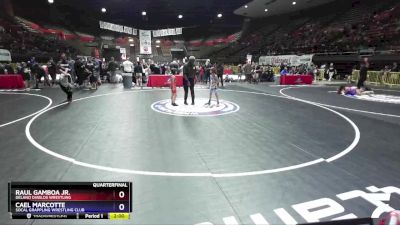 63 lbs Quarterfinal - Raul Gamboa Jr., Delano Diablos Wrestling vs Cael Marcotte, Socal Grappling Wrestling Club