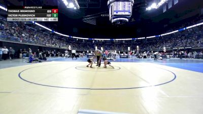 60 lbs Round Of 16 - Thomas Mignogno, Abington vs Victor Pleskovich, Fort Cherry
