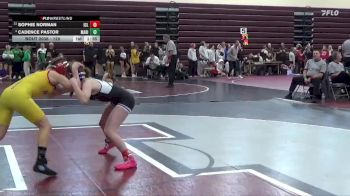 120 lbs Cons. Round 1 - Cadence Pastor, Marion vs Sophie Norman, Iowa City Liberty