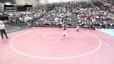 6A 170 lbs Champ. Round 1 - Fa`aoso Tone, Copper Hills vs Addison Head, Davis