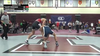 150 lbs Round 3 - Elliott Moehlman, Lisbon vs Calvin Hacke, Xavier, Cedar Rapids