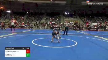 76 lbs Prelims - Dylan Williamson, Sebolt Wrestling Academy vs Brogan Monty, Beloit WC