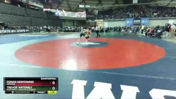 1 lbs Quarterfinal - Conan Northwind, Granger vs Trevor Waterbly, Northwest Christian (Colbert)