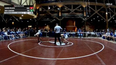 138 lbs Round 1 (16 Team) - James Black, Lovett School vs Roy Carter, Pierce County HS