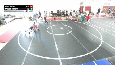 71-77 lbs Round 1 - Lukas Young, Hemet Youth Wrestling Club vs Maddox Moreno, Lobos Wrestling Club