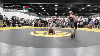 90 lbs Quarterfinals (8 Team) - Jaxon Holtz, POWA vs Charles Atkinson, CT Whale